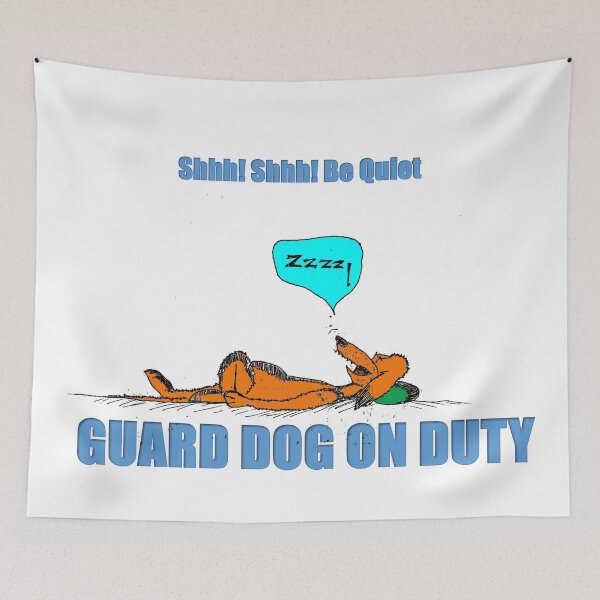 Item preview, Perro guardián de turno designed and sold by Nesian Tribe Designs.