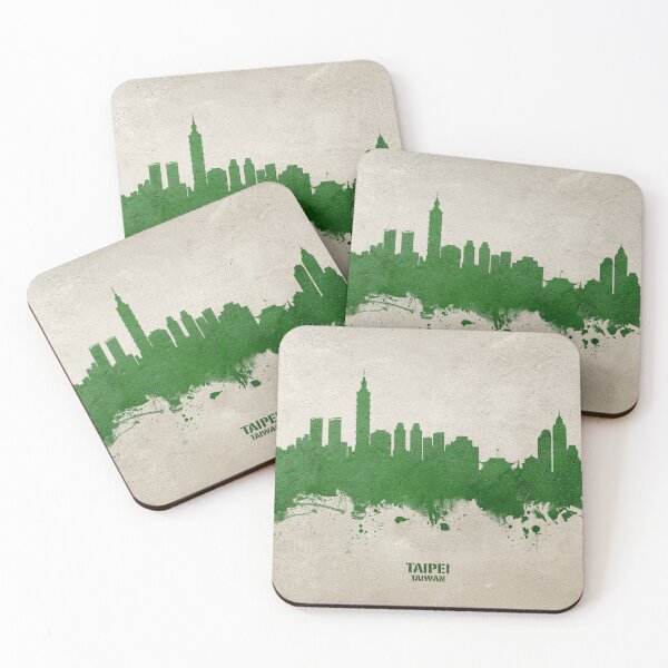 Item preview, Taipei Taiwan Skyline designed and sold by ArtPrints.