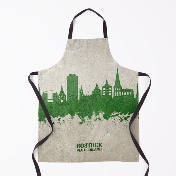 Item preview, Rostock Germany Skyline designed and sold by ArtPrints.