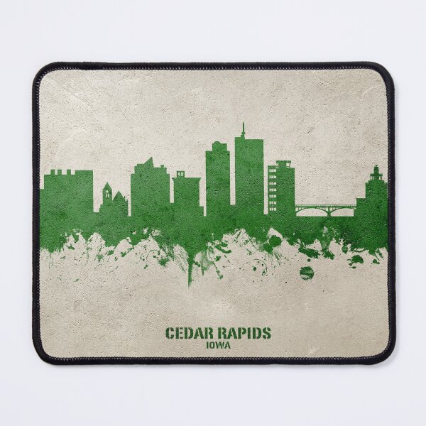 Item preview, Cedar Rapids Iowa Skyline designed and sold by ArtPrints.