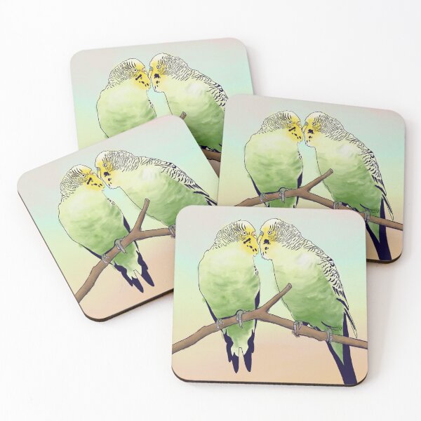 Item preview, Budgies designed and sold by ArtbyLaurenL.
