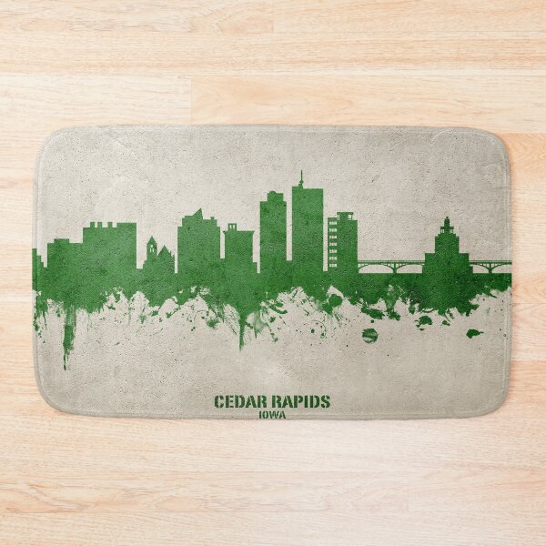Item preview, Cedar Rapids Iowa Skyline designed and sold by ArtPrints.