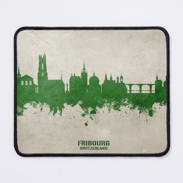 Item preview, Fribourg Switzerland Skyline designed and sold by ArtPrints.