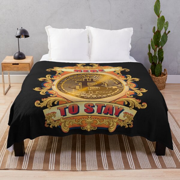 Item preview, Here, to stay. Bitcoin. Crypto. designed and sold by SerhiiArt.