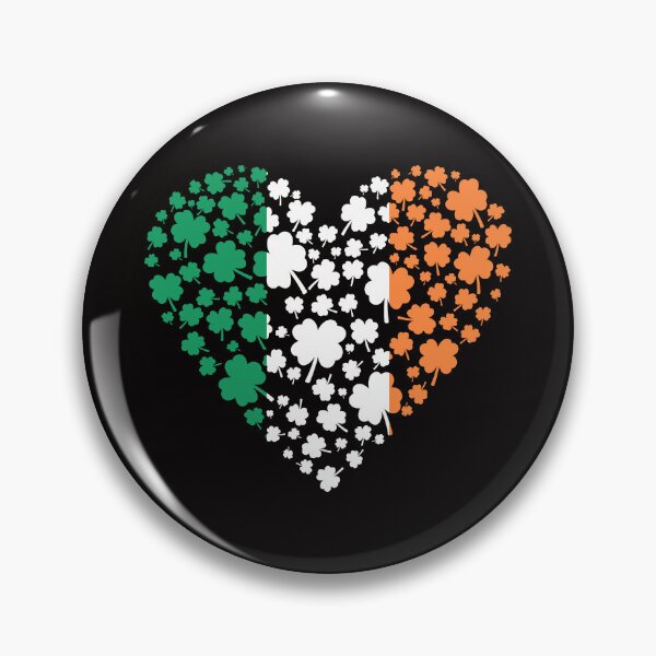 Item preview, St Patricks Day 2022 Irish Flag Heart Love Little Shamrock designed and sold by designandclouds.