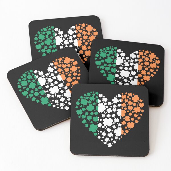 Item preview, St Patricks Day 2022 Irish Flag Heart Love Little Shamrock designed and sold by designandclouds.