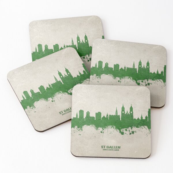 Item preview, St Gallen Switzerland Skyline designed and sold by ArtPrints.