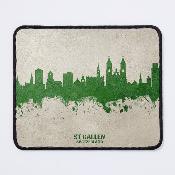 Item preview, St Gallen Switzerland Skyline designed and sold by ArtPrints.
