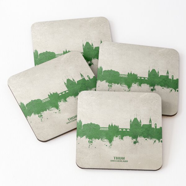 Item preview, Thun Switzerland Skyline designed and sold by ArtPrints.