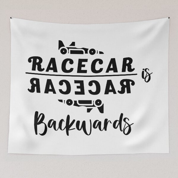 Item preview, Racecar Is Racecar Backwards designed and sold by ThunderBolt76.