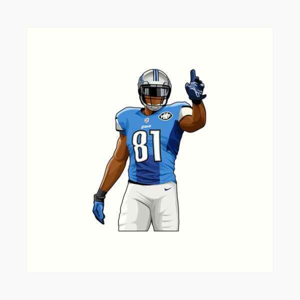 Calvin Johnson Poster for Sale by scrollxmouse