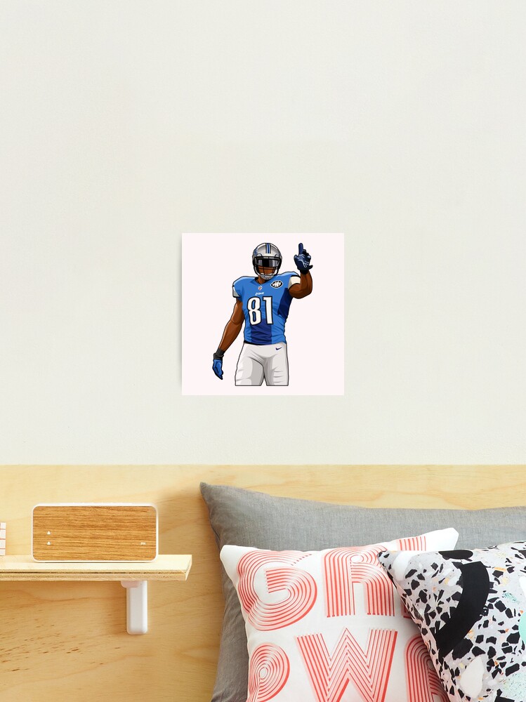 Calvin Johnson #81 Hold Up Fingers Sticker for Sale by SwimToday