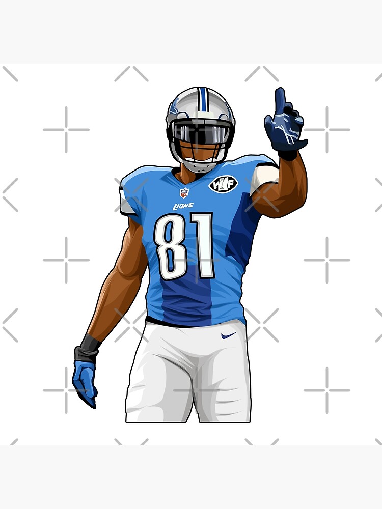 Calvin Johnson #81 Hold Up Fingers' Poster for Sale by SwimToday