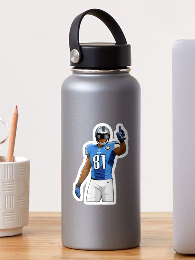 Calvin Johnson #81 Hold Up Fingers Sticker for Sale by SwimToday