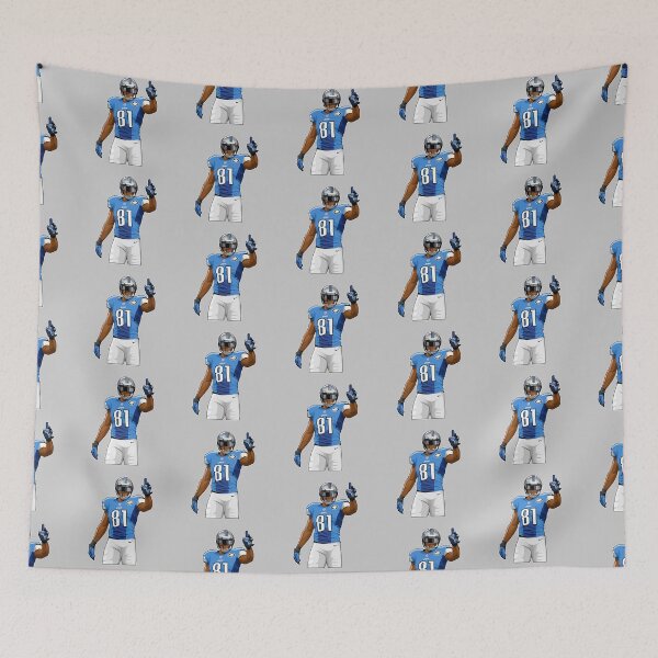 Item preview, Calvin Johnson #81 Hold Up Fingers designed and sold by SwimToday.