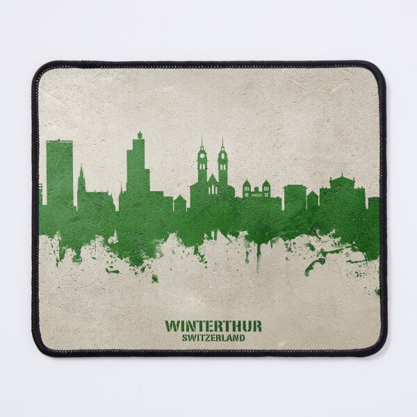 Item preview, Winterthur Switzerland Skyline designed and sold by ArtPrints.