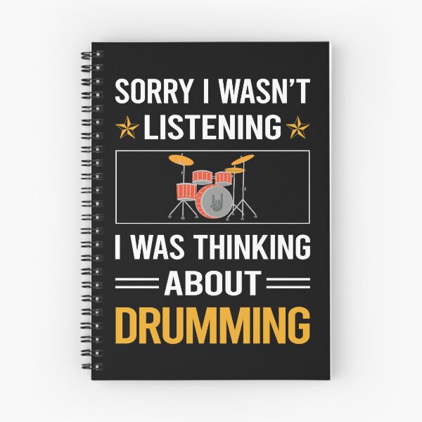 Item preview, Funny Listening Drumming Drummer Drum Drums designed and sold by fatherbarliman.