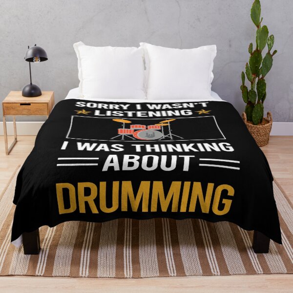 Item preview, Funny Listening Drumming Drummer Drum Drums designed and sold by fatherbarliman.
