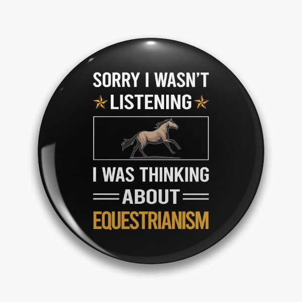 Item preview, Funny Listening Equestrianism Horse Horseback Riding designed and sold by fatherbarliman.