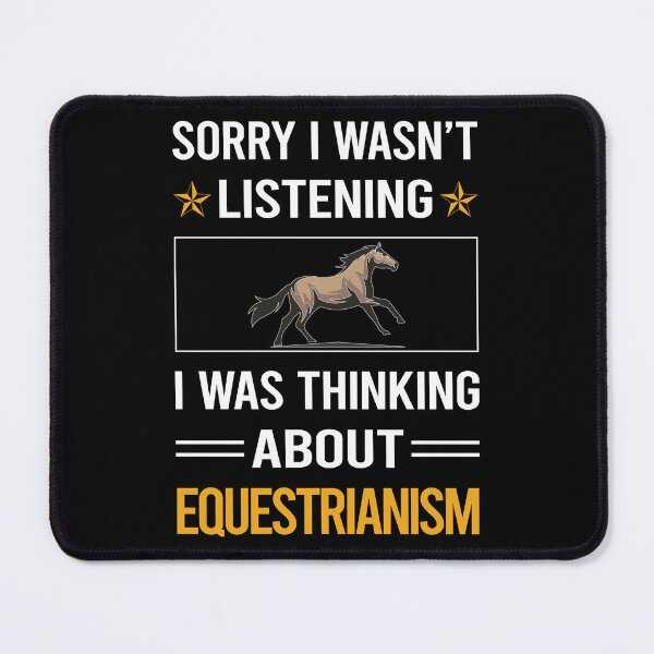 Item preview, Funny Listening Equestrianism Horse Horseback Riding designed and sold by fatherbarliman.