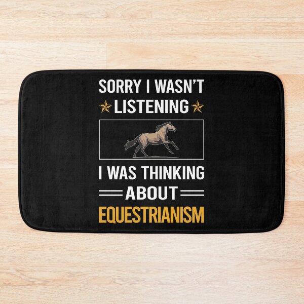 Item preview, Funny Listening Equestrianism Horse Horseback Riding designed and sold by fatherbarliman.