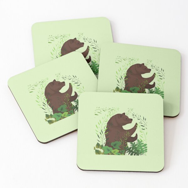 Item preview, Bear in Forest - Pine Tree Forest designed and sold by sorryimbusy.