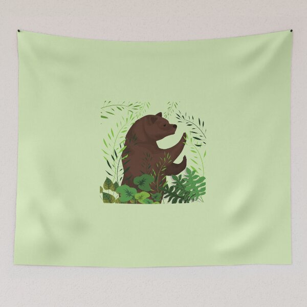 Item preview, Bear in Forest - Pine Tree Forest designed and sold by sorryimbusy.