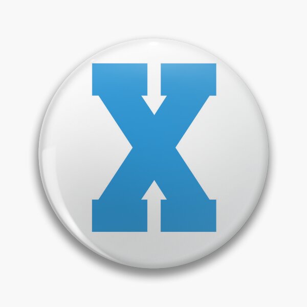 Item preview, Alphabet, Blue X, Sports letter X designed and sold by TheCultStuff.