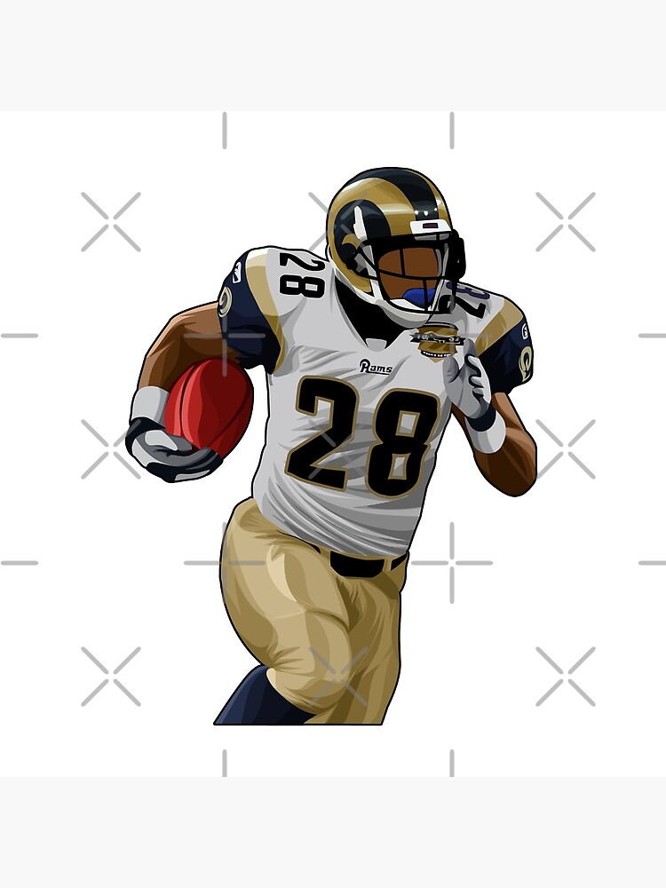 Marshall Faulk #28 Carries The Ball' Poster for Sale by SwimToday