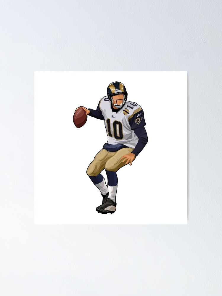 Marshall Faulk #28 Carries The Ball Greeting Card for Sale by