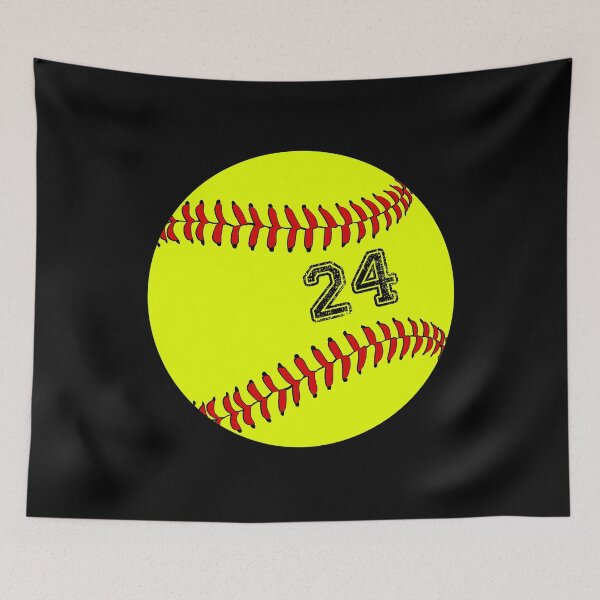 Item preview, Softball ball number 24, twenty four designed and sold by TheCultStuff.