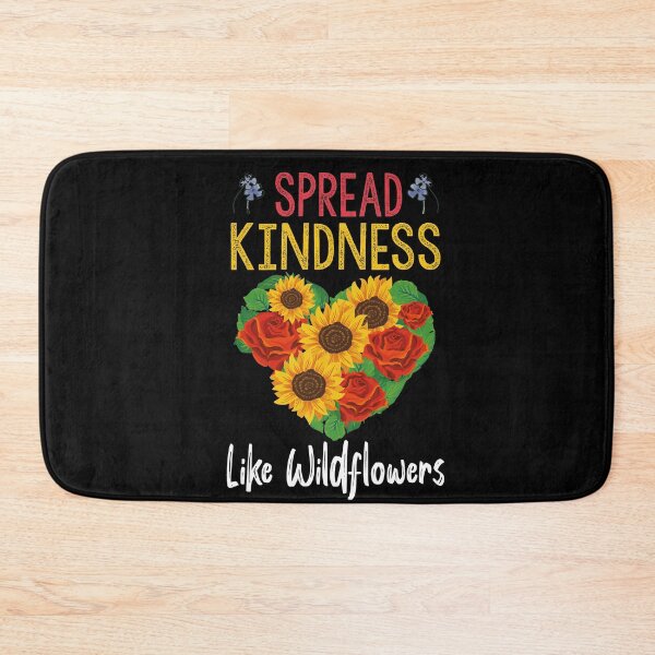 Item preview, Spread Kindness Like Wildflowers Inspirational Quotes designed and sold by Heddar Badreddine.