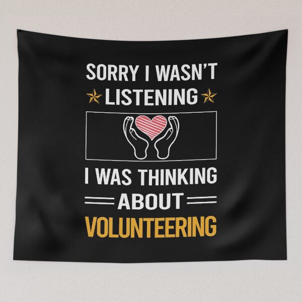 Item preview, Funny Listening Volunteering Volunteer designed and sold by RandalDavis.