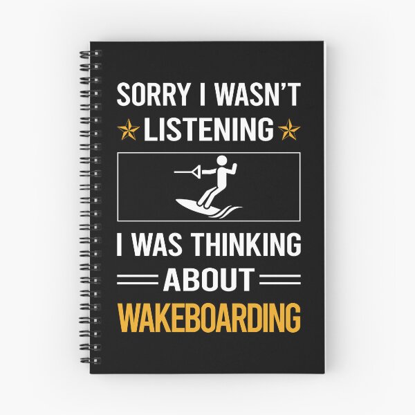 Item preview, Funny Listening Wakeboarding Wakeboard Wakeboarder designed and sold by RandalDavis.