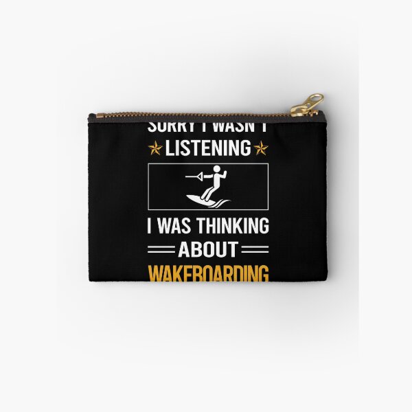 Item preview, Funny Listening Wakeboarding Wakeboard Wakeboarder designed and sold by RandalDavis.