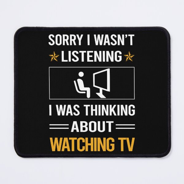 Item preview, Funny Listening Watching TV designed and sold by RandalDavis.