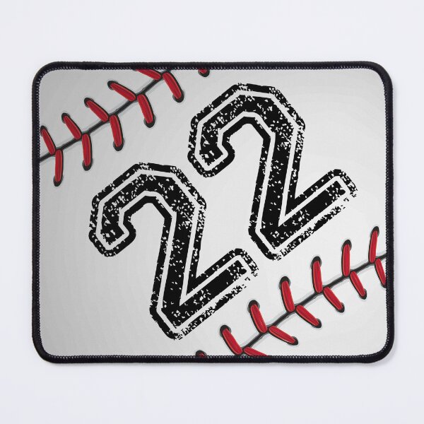 Item preview, Baseball ball number 22, twenty two designed and sold by TheCultStuff.