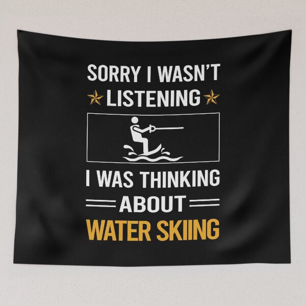 Item preview, Funny Listening Water Skiing designed and sold by RandalDavis.