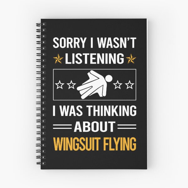 Item preview, Funny Listening Wingsuit Flying Wingsuiting designed and sold by RandalDavis.