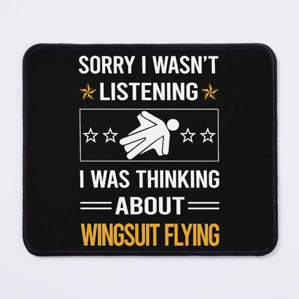 Item preview, Funny Listening Wingsuit Flying Wingsuiting designed and sold by RandalDavis.