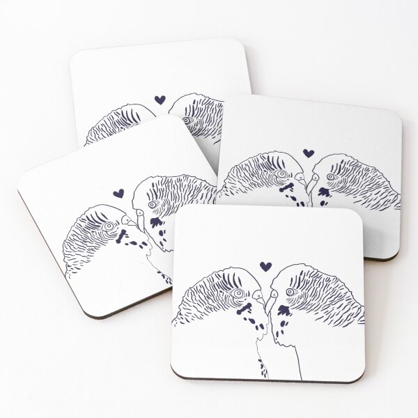 Item preview, Budgie Love designed and sold by ArtbyLaurenL.