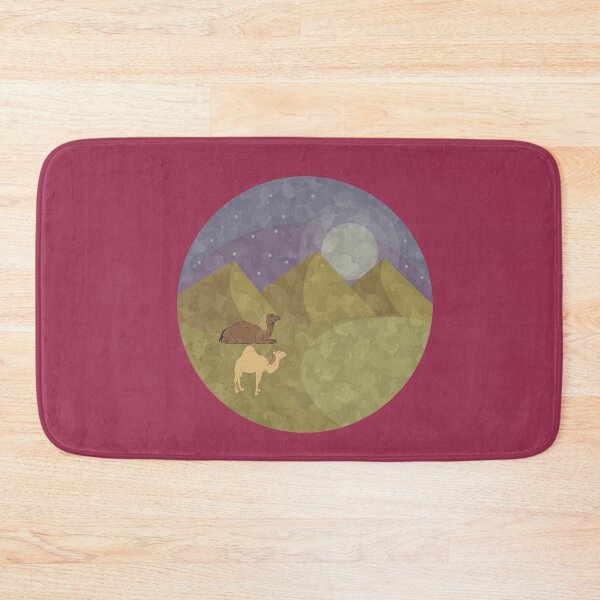 Item preview, Camelflage - Cute Camels In Yellow Camouflage Patterned Desert Background  designed and sold by haRexia.