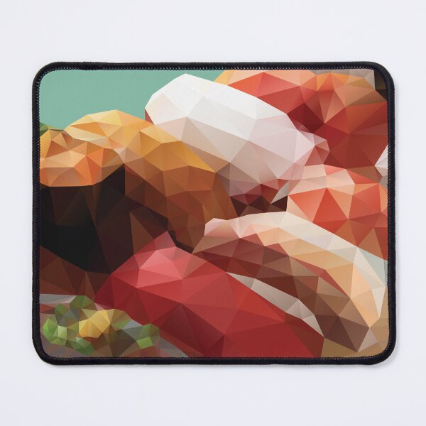 Item preview, Nigiri Sushi Platter Polygon Art designed and sold by polymolystudio.