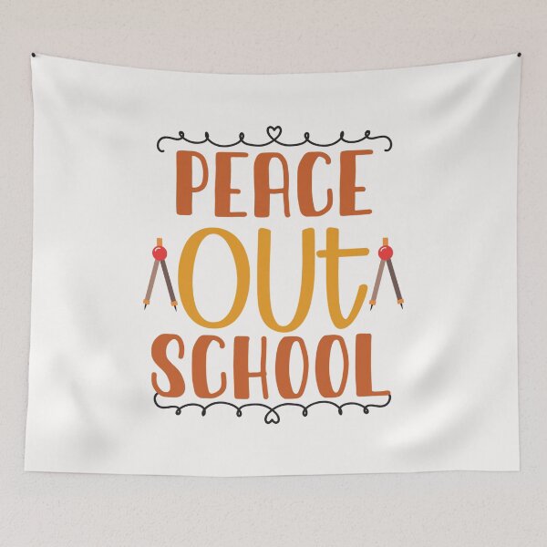 Item preview, Peace Out School designed and sold by AuroraApparel.