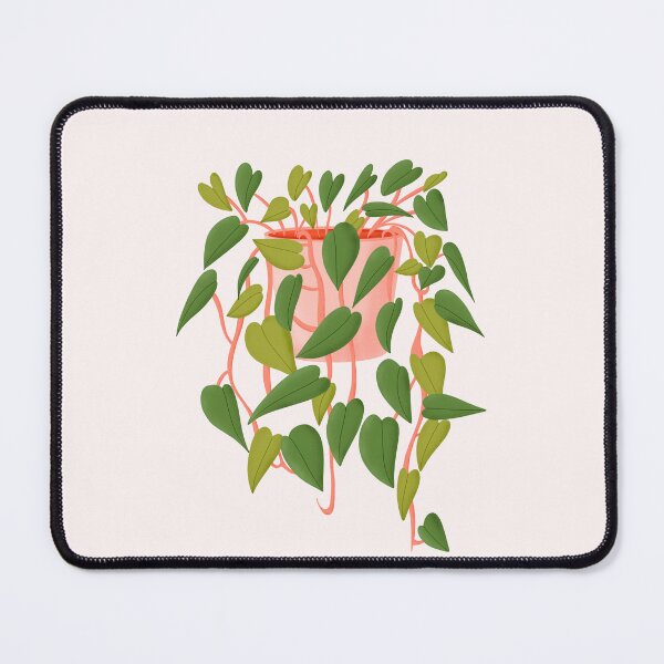 Item preview, Hanging Indoor Plant Digital Illustration in Pastel Pink designed and sold by NAYANA S KUMAR.