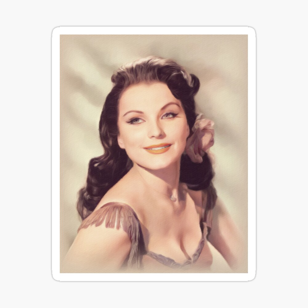 Debra Paget Movie Star Poster For Sale By Hollywoodize Redbubble