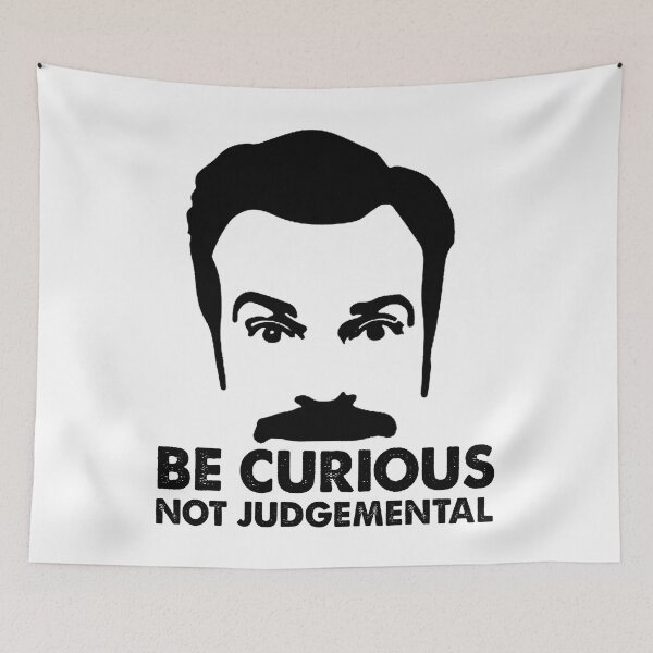 Item preview, Be Curious Not Judgemental Ted Vintage Funny Football Quote For Football Lovers designed and sold by AdalineFranecki.