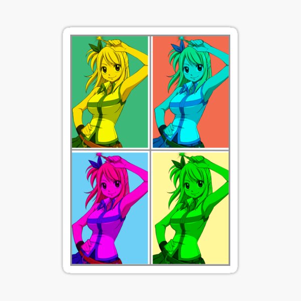 Fairy Tail Lucy Heartfilia Name Anime Sticker by Anime Art - Pixels