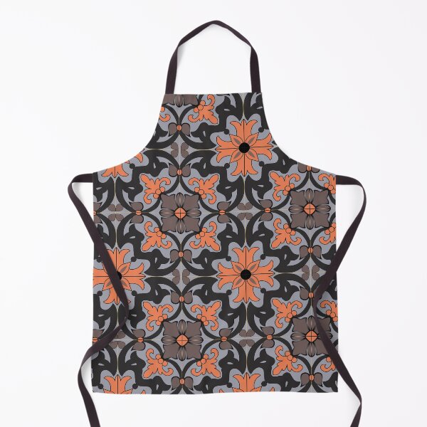 Item preview, Transparent oriental flower tile pattern designed and sold by arkantus.