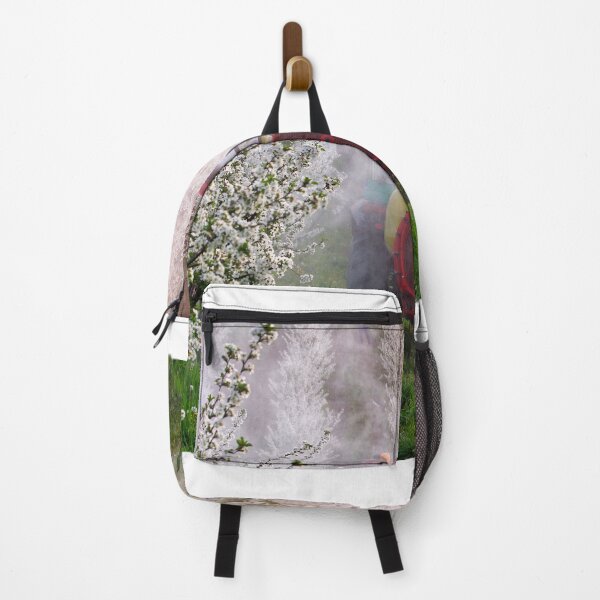 Item preview, tractor sprays insecticide in cherry orchard agriculture designed and sold by goceris.